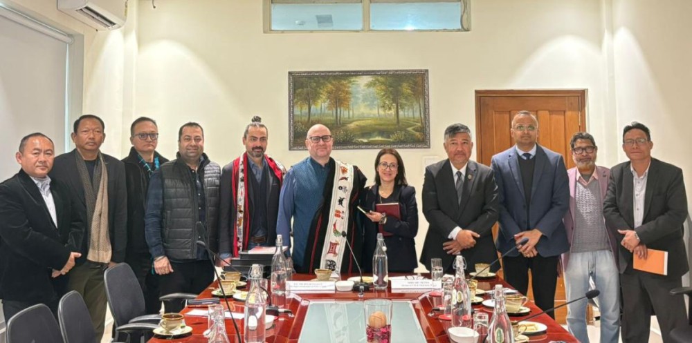 Nagaland officials with the Maltese delegation during a Country Partner Roundtable on December 11.