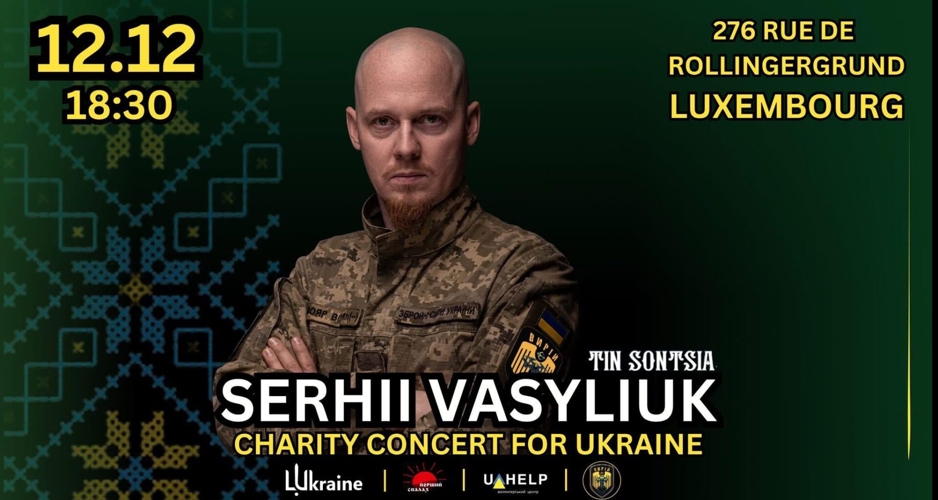 Ukrainian folk medal concert on Friday!