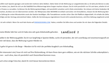 Spanish Vermieter*in (away but here's my passport and photos?)