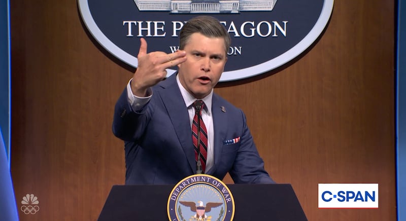 Saturday Night Live, Colin Jost as Pete Hegseth