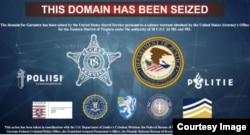 A screenshot of the Garantex web page that was seized by the US Secret Service in March