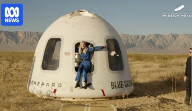 Paraplegic engineer becomes the first wheelchair user to blast into space