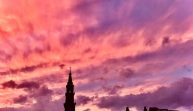 Sunset Over Glasgow