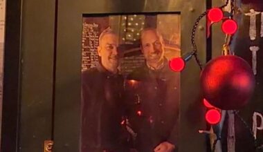 Owner of pub where William filmed Apple TV special with Eugene Levy raves about how ‘normal’ he is, shows commemorative plaque