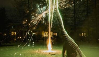 May I add some tips about fireworks hygiene for tonight?