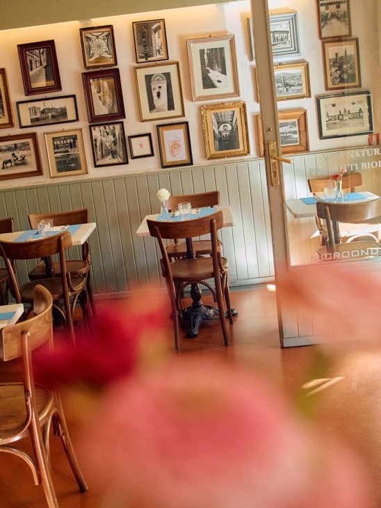 Inside 5 e Cinque restaurant, Florence