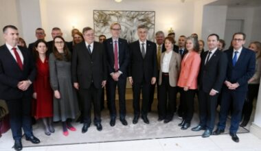 PM Plenković Meets EU Ambassadors as Denmark Concludes EU Council Presidency