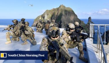 China ‘likely celebrating’ as Japan, South Korea clash over islets