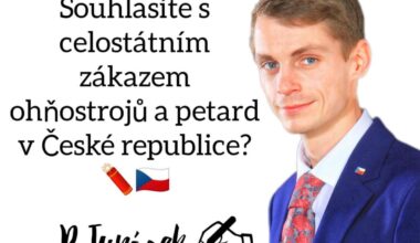 Souhlasíte s celostátním zákazem ohňostrojů a petard v České republice?