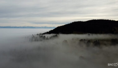 Un mois de décembre particulièrement sombre en Suisse, le Jura plutôt épargné