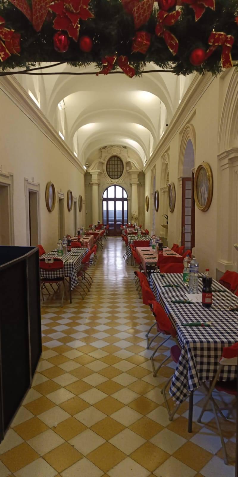 The Caritas lunch was held at the Archbishop's Curia. Photo: Caritas Malta/Facebook.