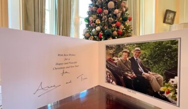 Princess Anne’s Christmas card