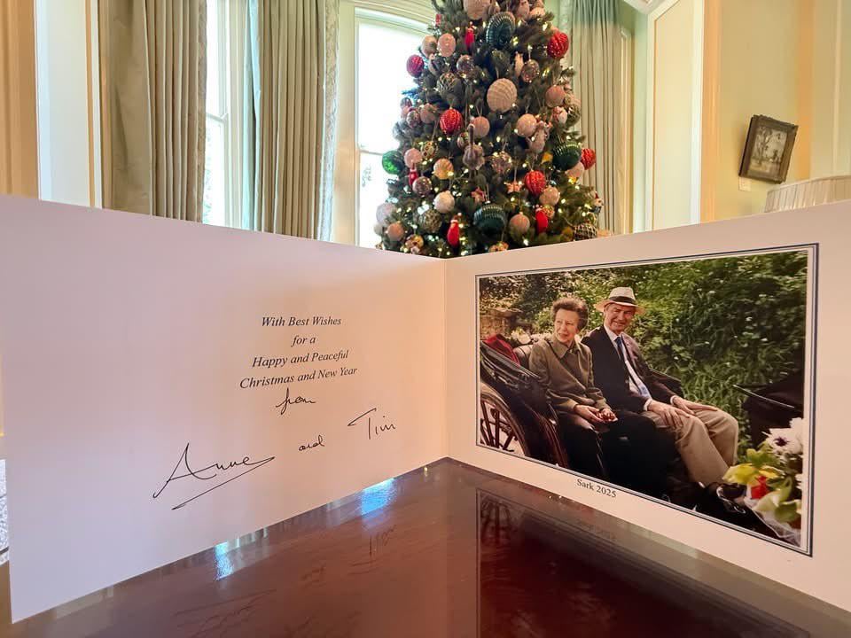 Princess Anne’s Christmas card