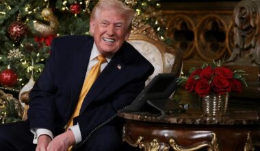 Donald Trump souhaite un joyeux Noël «à tous, y compris aux pourritures de gauche radicale»