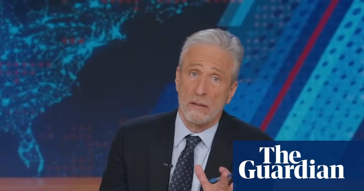 Jon Stewart on Fifa’s peace prize: ‘An entirely fictitious golden butt plug’