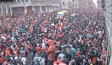 Moment ex-marine screams 'get out the f***ing way' as he ploughs car into Liverpool victory parade crowd in fit of rage - as he is jailed for 21 years and six months