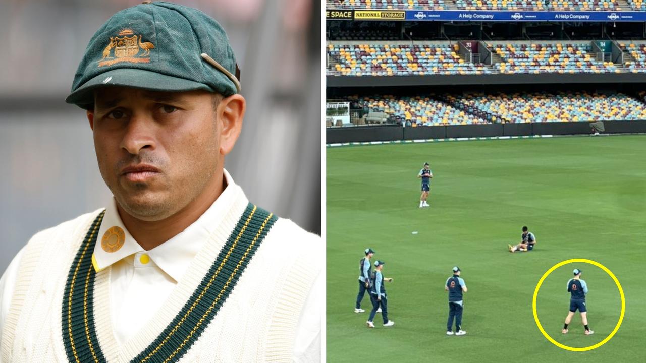Usman Khawaja out of second Test at the Gabba with back injury, fitness test, who replaces him, Josh Inglis, Beau Webster, Australia team, line-up, selection, XI, nets session, England, latest news