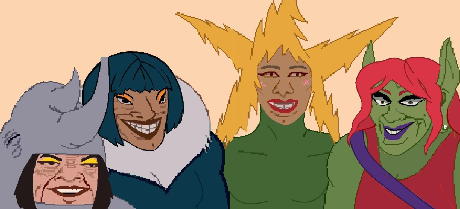 MS Paint: Já a moje holky.