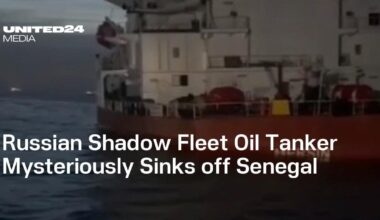 Russian Shadow Fleet Oil Tanker Mysteriously Sinks off Senegal