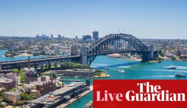 Australia news live: sewage leak from cracked pipe risks spilling into Sydney Harbour; emergency bushfire warnings in NSW | Australia news