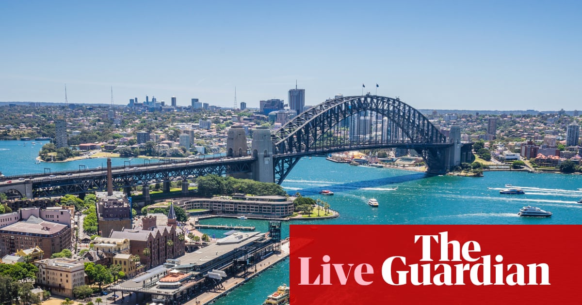 Australia news live: sewage leak from cracked pipe risks spilling into Sydney Harbour; emergency bushfire warnings in NSW | Australia news