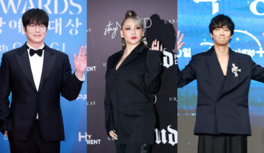 From left: Singer Sung Si-kyung, singer CL from girl group 2NE1 and actor Gang Dong-won [NEWS1]