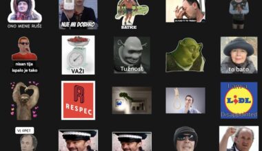 WhatsApp sticker kolekcije