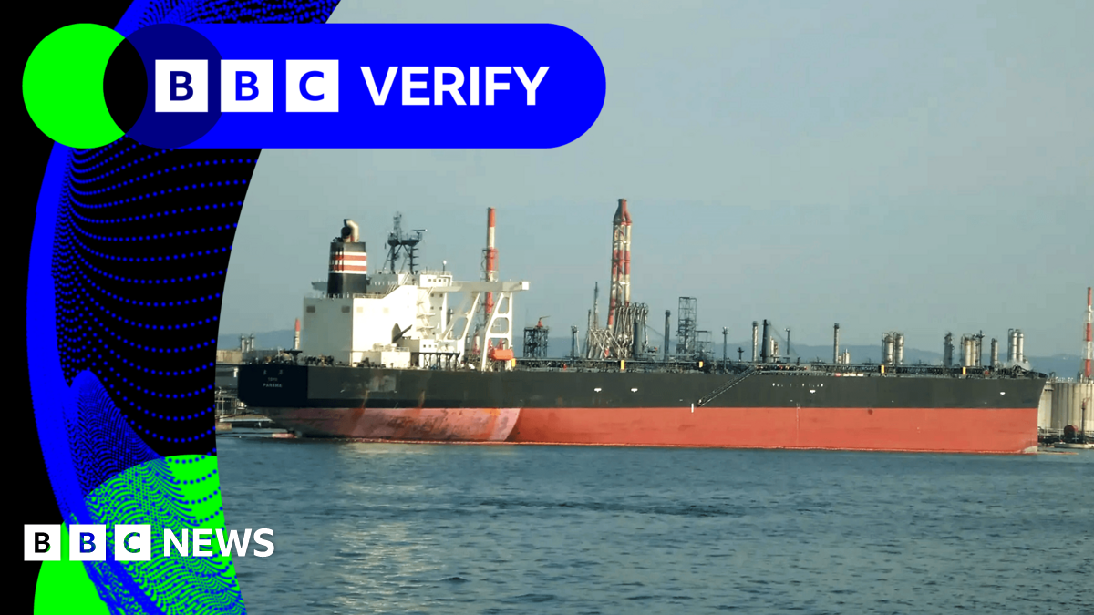 BBC Verify Live: Ship-tracking shows Skipper oil tanker seized by US heading away from Venezuela