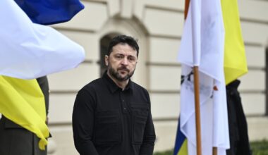 Le président ukrainien Volodymyr Zelensky à Kiev, le 4 décembre 2025