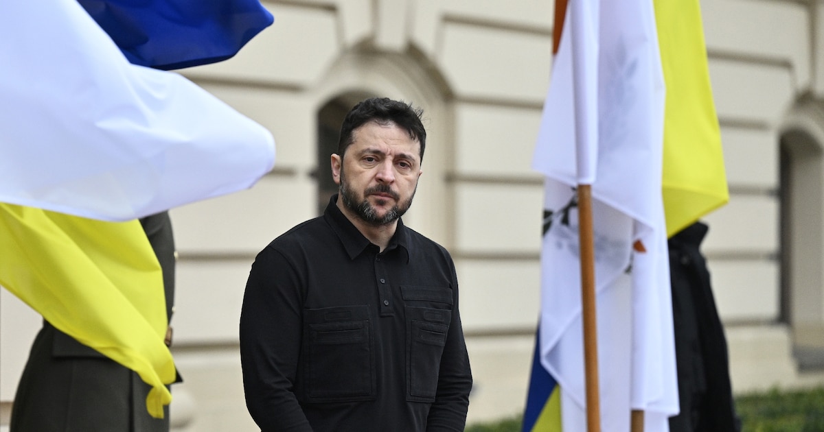 Le président ukrainien Volodymyr Zelensky à Kiev, le 4 décembre 2025