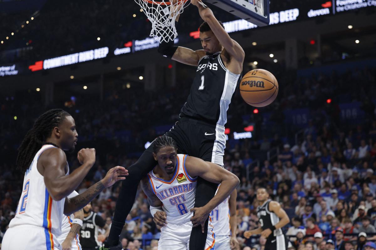 Troisième victoire en trois confrontations : les Spurs donnent la leçon au champion NBA sur le parquet d'OKC - L'Équipe