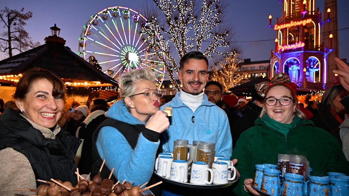 Glühwein begeistert: Traditionelle Varianten auf dem Weihnachtsmarkt in Luxemburg