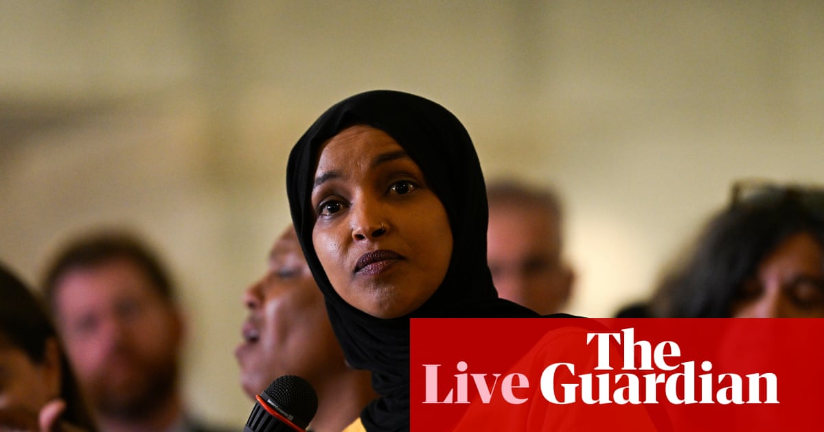 Congresswoman Ilhan Omar says ICE agents pulled over her son – US politics live | US politics