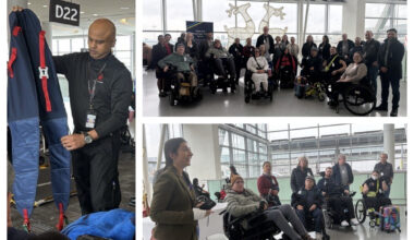 YYZ, AC host accessibility rehearsal tour for spinal cord injury community