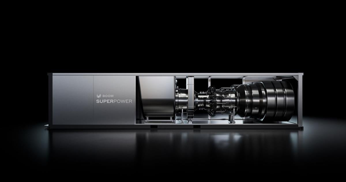 Boom Supersonic to Power AI Data Centers With Superpower Natural Gas Turbines; Adds $300 Million in New Funding | National Business