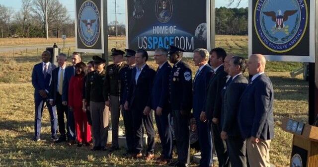 Secretary of War helps unveil sign for site of Space Command on Redstone Arsenal | News