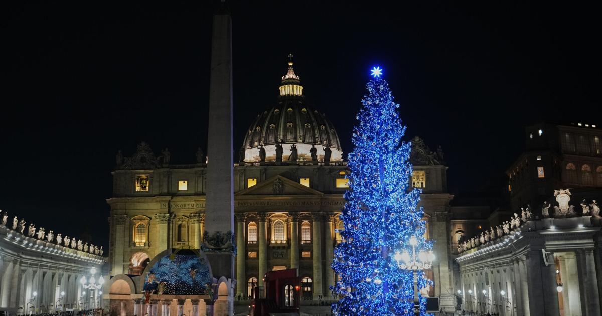 Vatican unveils Nativity scene, lights Christmas tree in St. Peter’s Square | Latest News