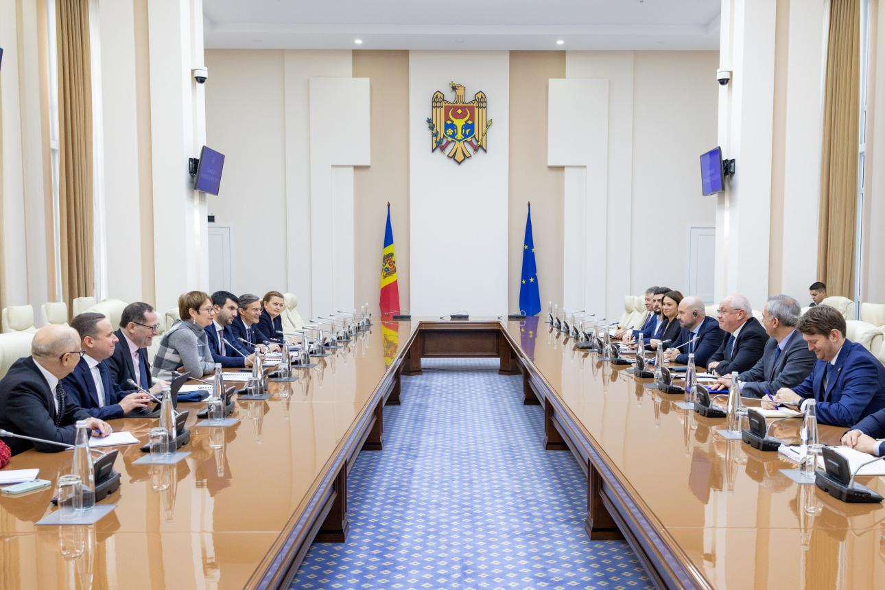 PM, president of top European bank discuss opportunities of cooperation between Moldova and banking institution
