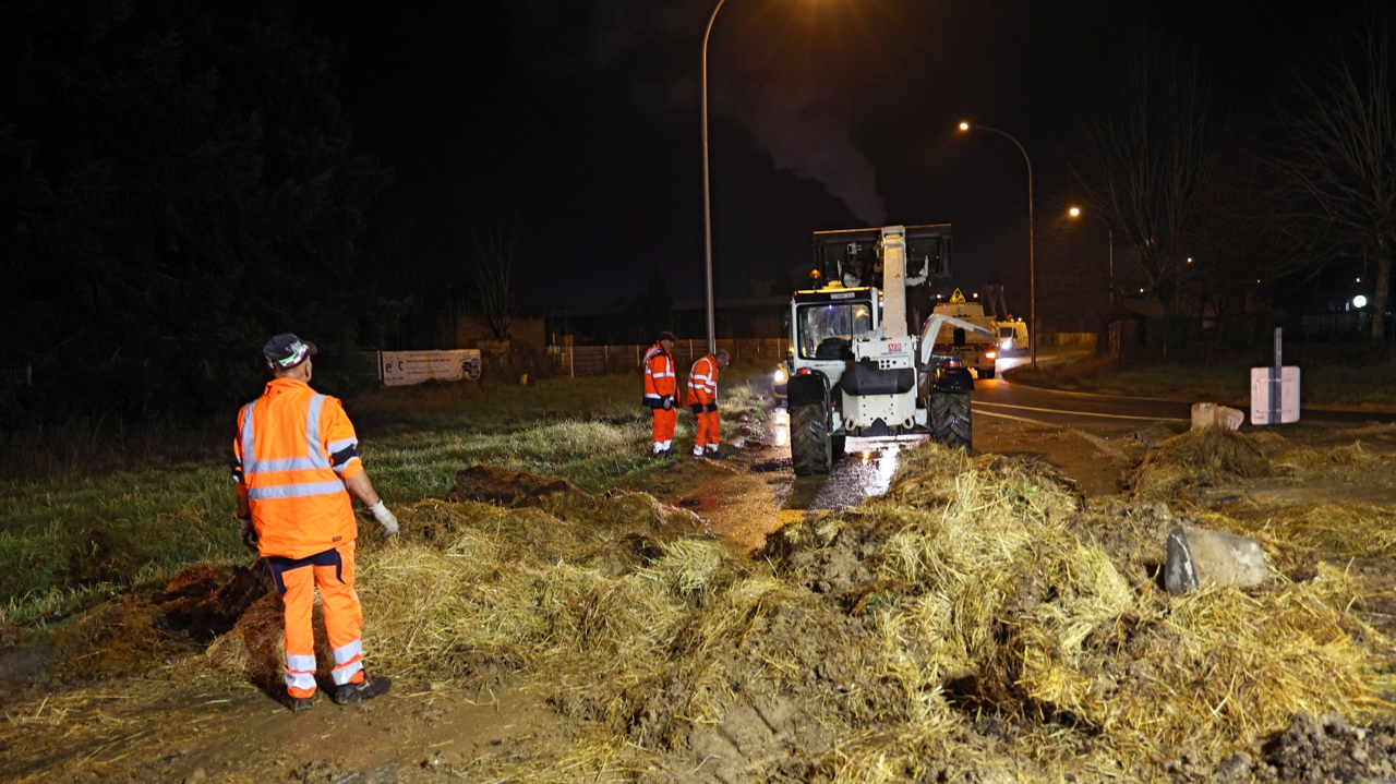 Après les blocages des agriculteurs, autoroutes rouvertes en Loir-et-Cher, axes déblayés dans le Blaisois et nettoyage en cours sur la N10