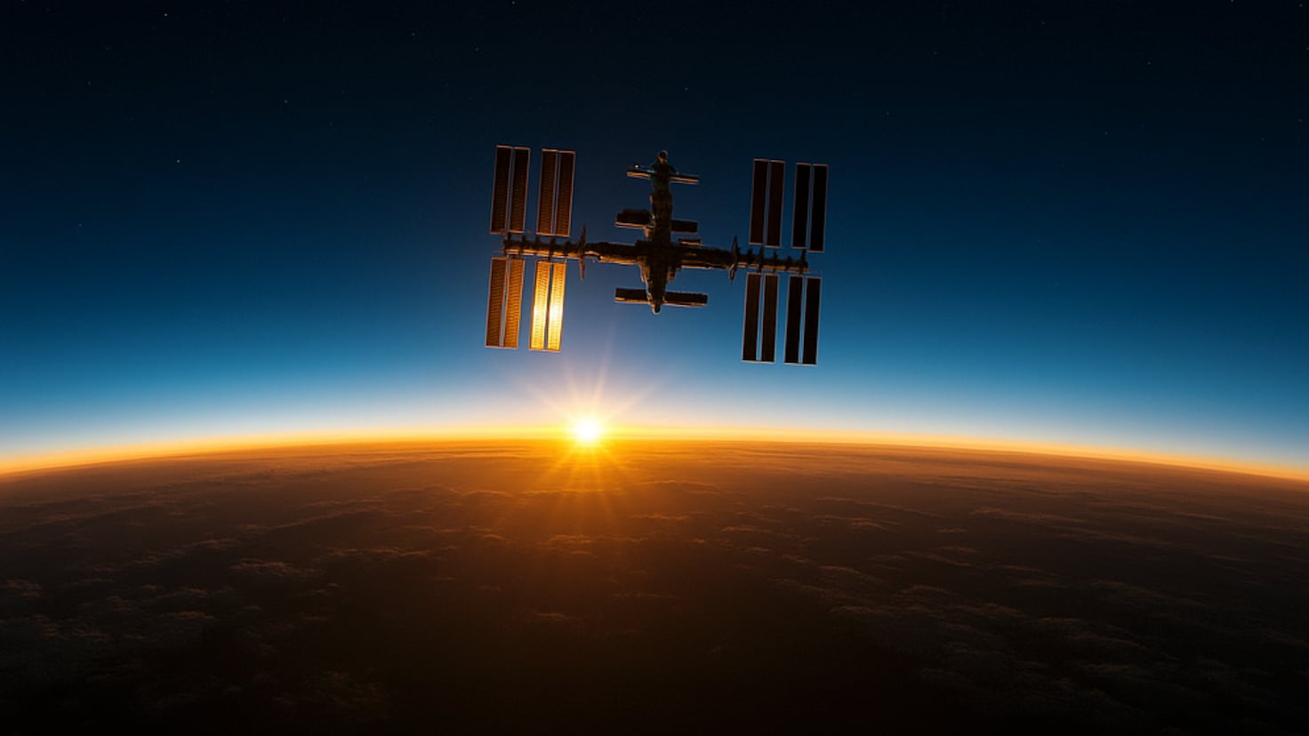 What time do astronauts celebrate New Year in the International Space Station?