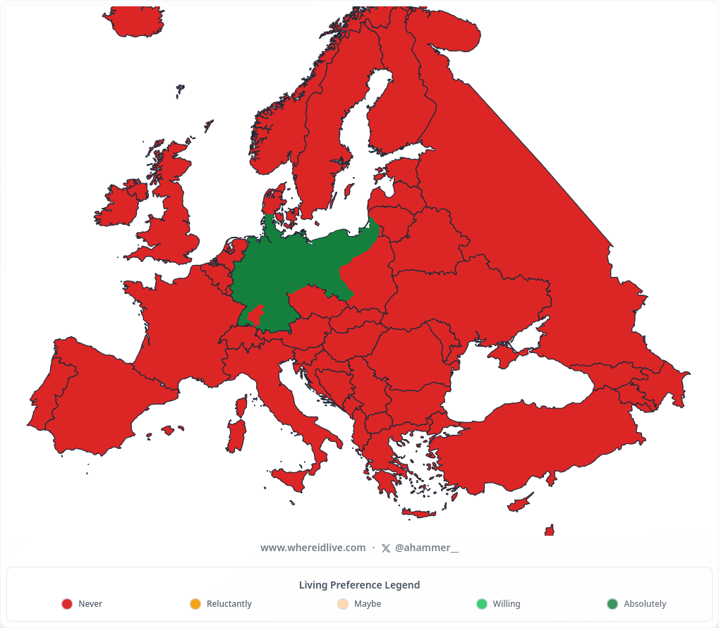 Where I'd live as a german