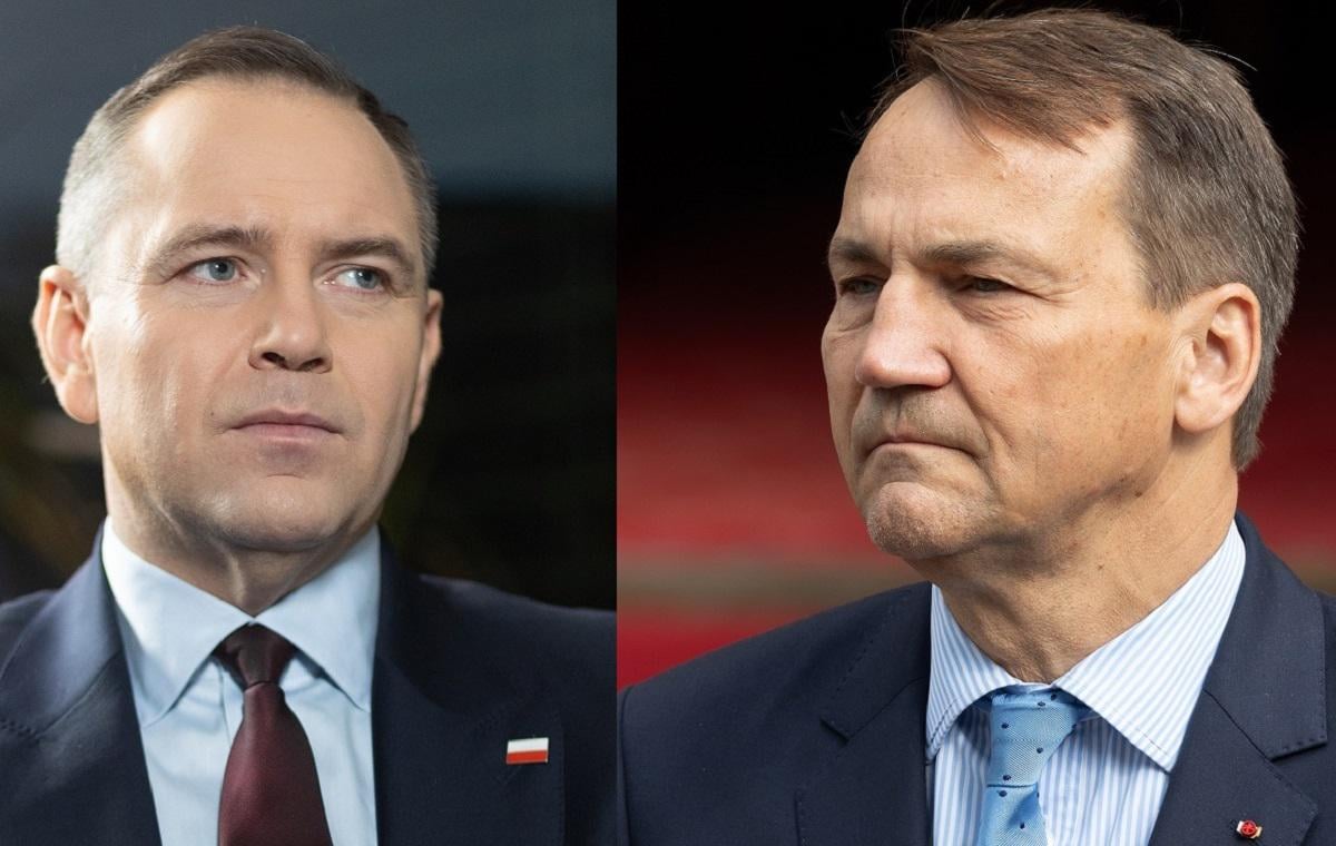 Prezydent Nawrocki odpowiada Sikorskiemu: On był w Afganistanie z aparatem, a ja w lesie z pięściami? Jeśli czuje się rycerzem, to gratuluję