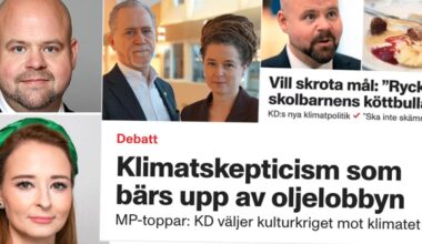 Miljöpartiets livsluft – utmåla Sverige som klimatbov