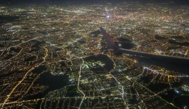 London from sky is so pretty