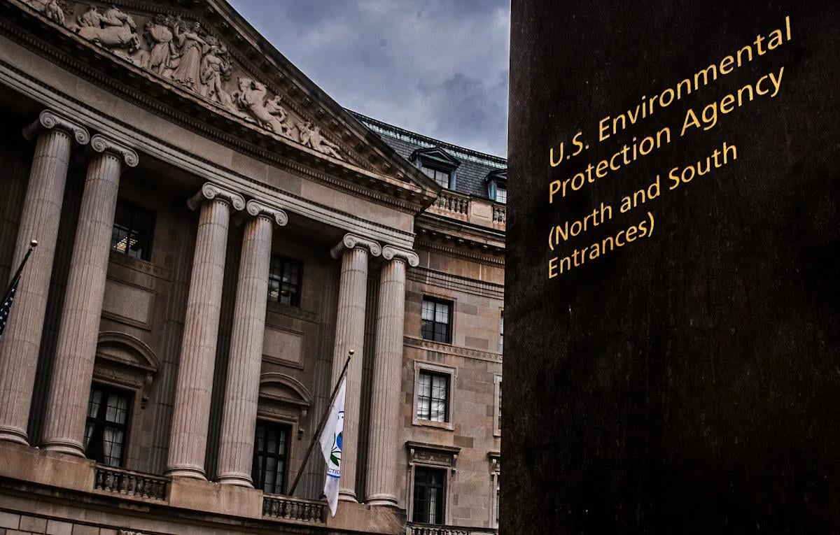 The EPA is wiping mention of human-caused climate change from its website