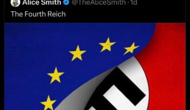 Elon Musk quote tweets that the EU is akin to Nazi Germany before retweeting a literal Nazi account. This worm should be banned from Europe