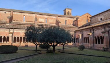 Walking on the Via Francigena between Fiorenzuola and Fidenza