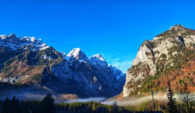 Ohne Nebel sieht es gleich besser aus.