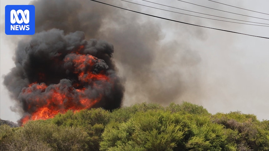 Two bushfires downgraded from emergency warnings in Bullsbrook and Kenwick in Perth