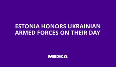 Estonia Honors Ukrainian Armed Forces on Their Day